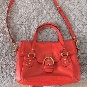 Coach orange pocketbook